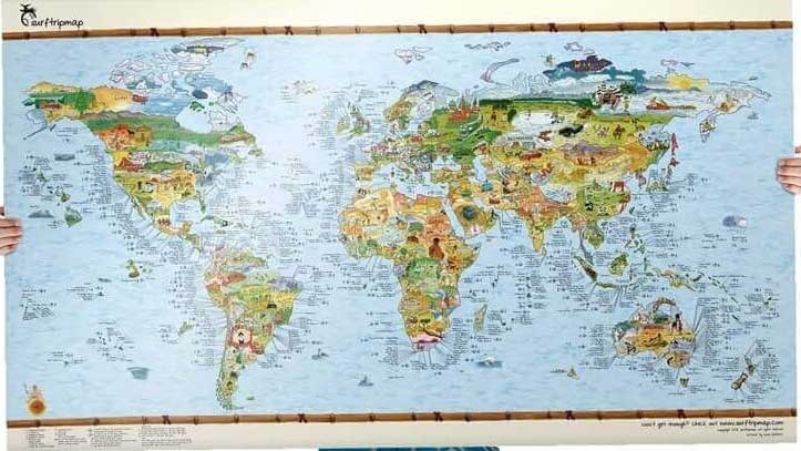 Surftrip rewritable map