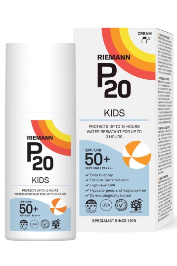 Riemann-P20 Zonnebrand Kids SPF50+ 200ml Cream