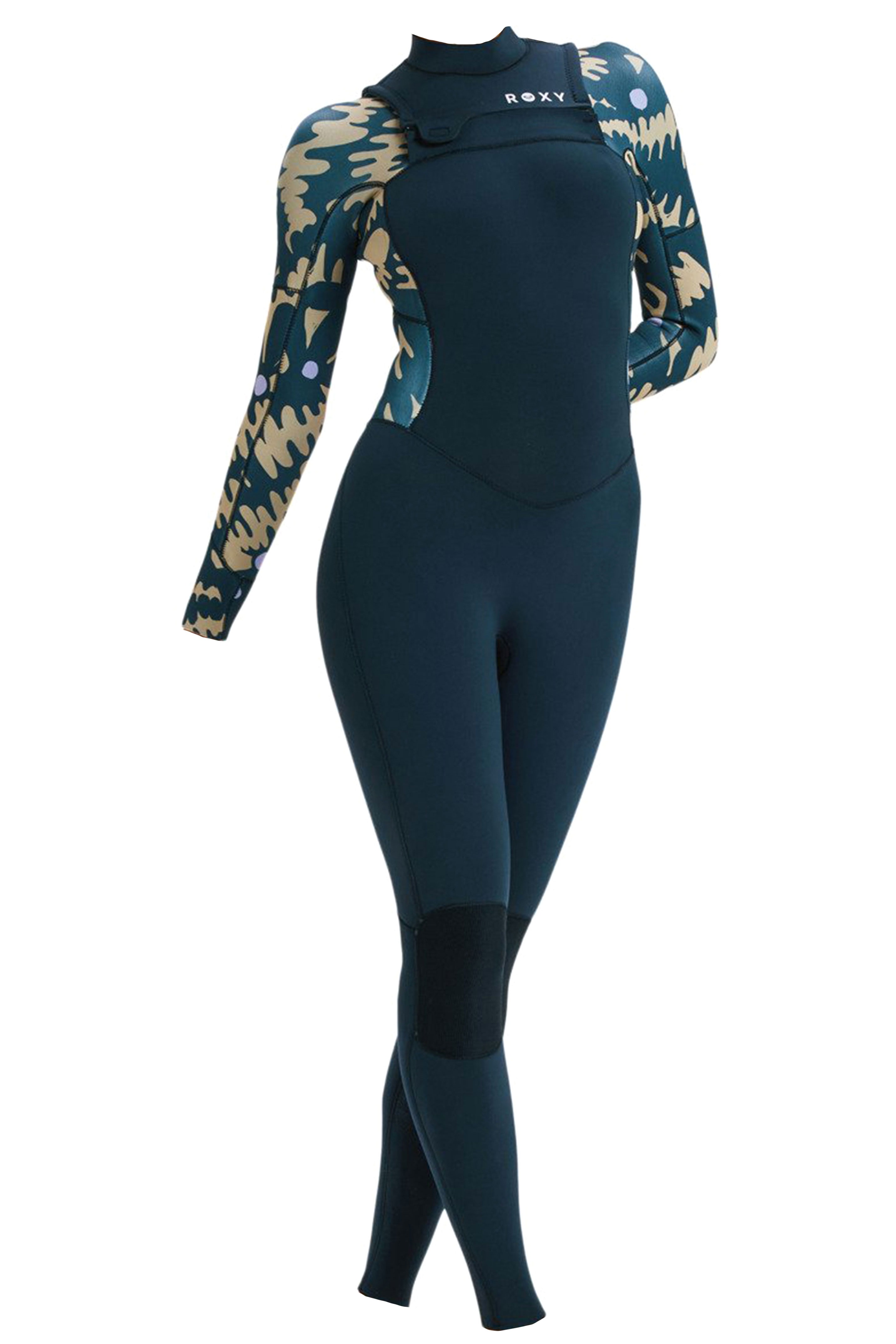 Roxy-Swell Natural 5/4 Frontzip 2025 Dames Wetsuit