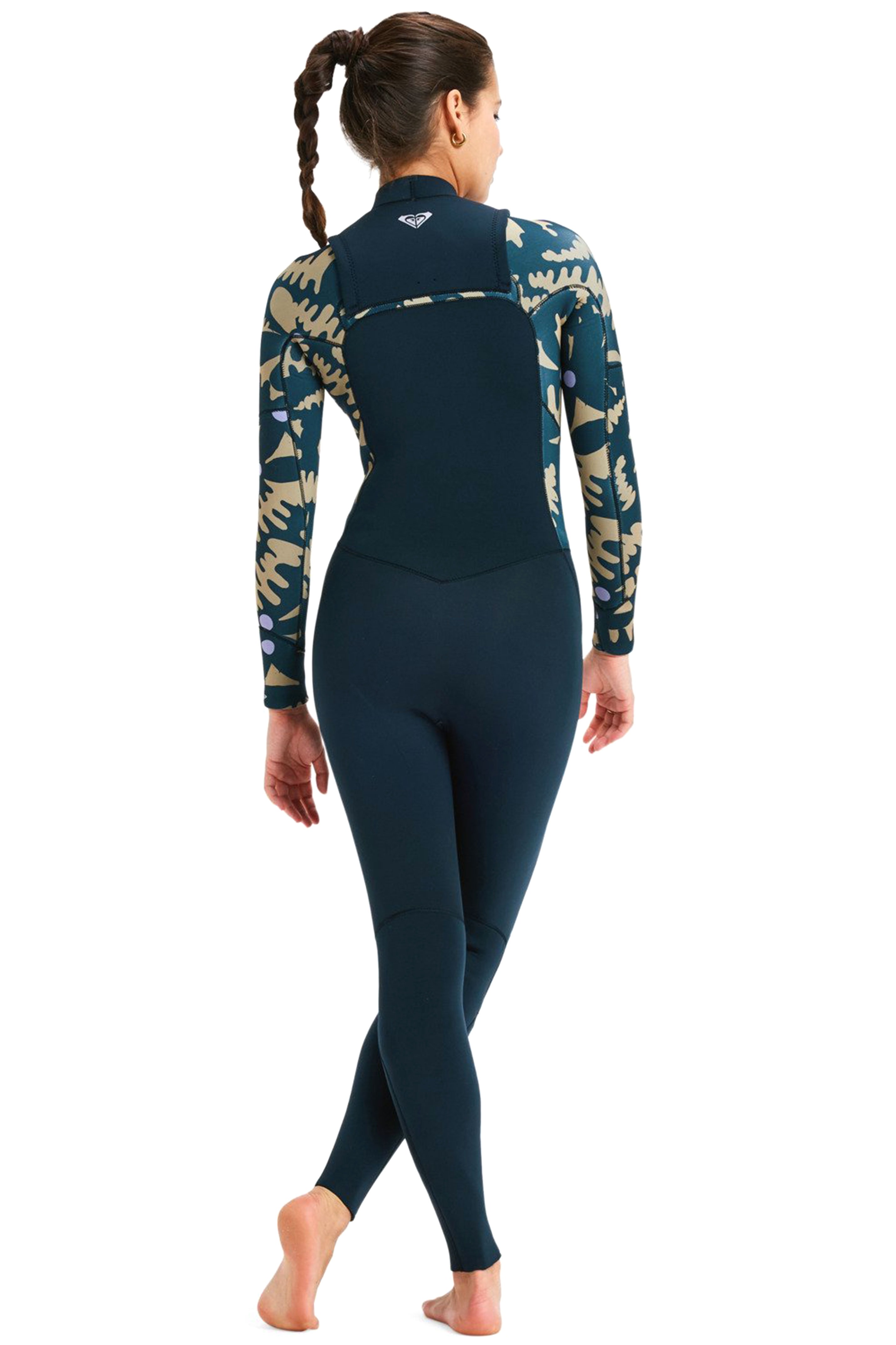 Roxy-Swell Natural 5/4 Frontzip 2025 Dames Wetsuit